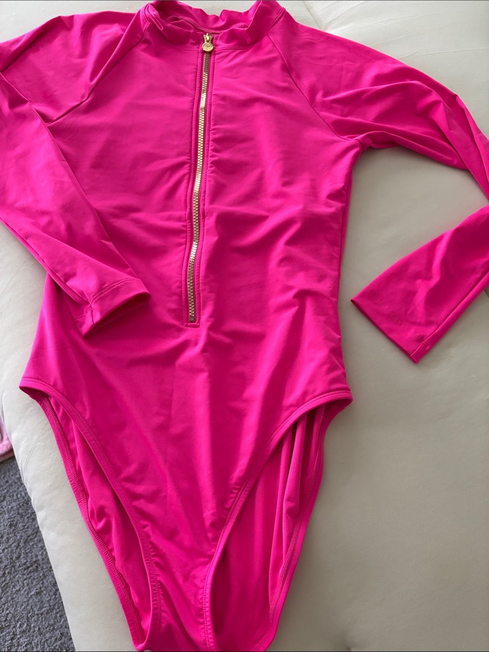 Lilly Pulitzer long sleeve one piece bathing suit